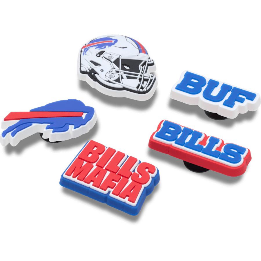 Crocs New | NFL Buffalo Bills 5 Pack Jibbitz Shoe Charm