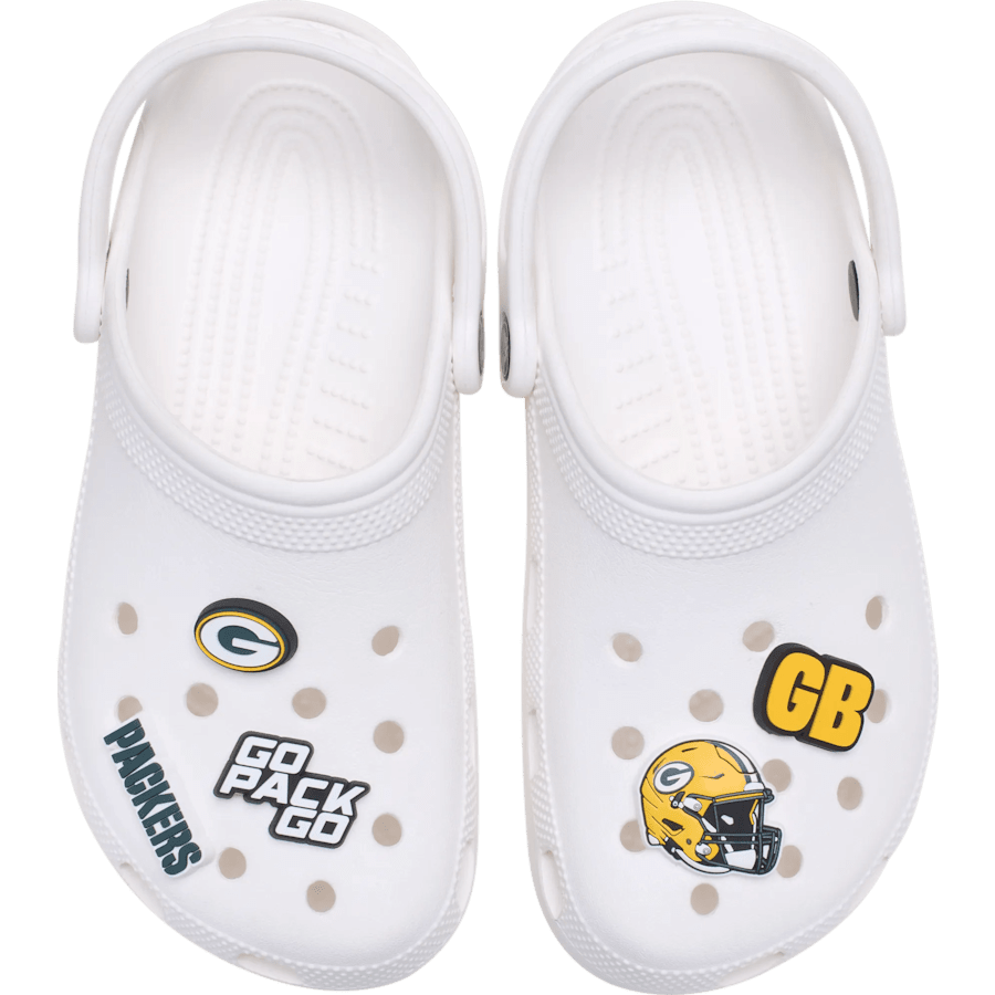 Crocs New | NFL Green Bay Packers 5 Pack Jibbitz Shoe Charm