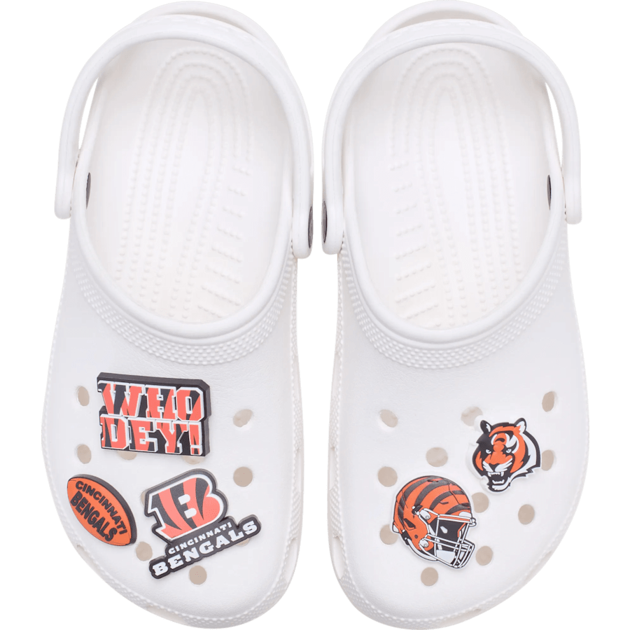 Crocs On sale | NFL Cincinnati Bengals 5 Pack Jibbitz Shoe Charm