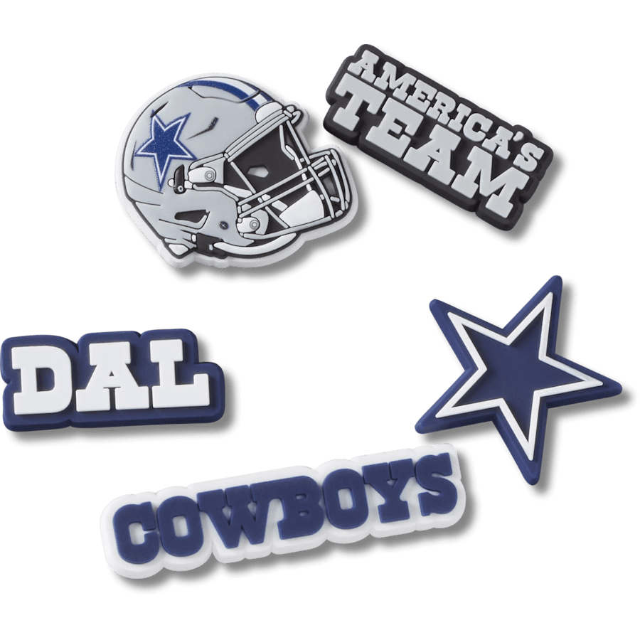 Crocs Discount | NFL Dallas Cowboys 5 Pack Jibbitz Shoe Charm