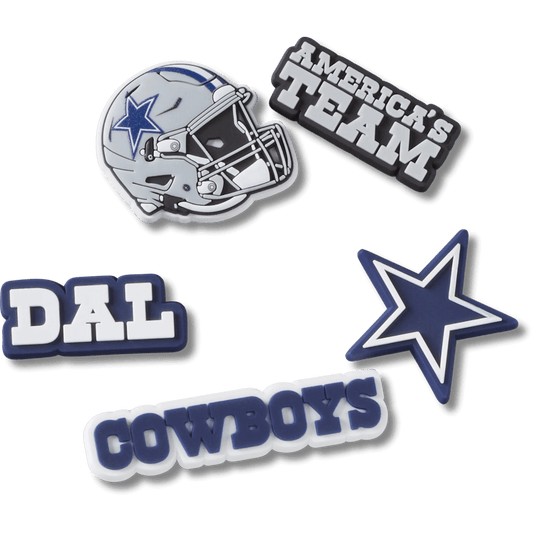 Crocs Discount | NFL Dallas Cowboys 5 Pack Jibbitz Shoe Charm