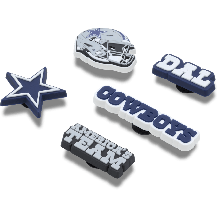 Crocs Discount | NFL Dallas Cowboys 5 Pack Jibbitz Shoe Charm