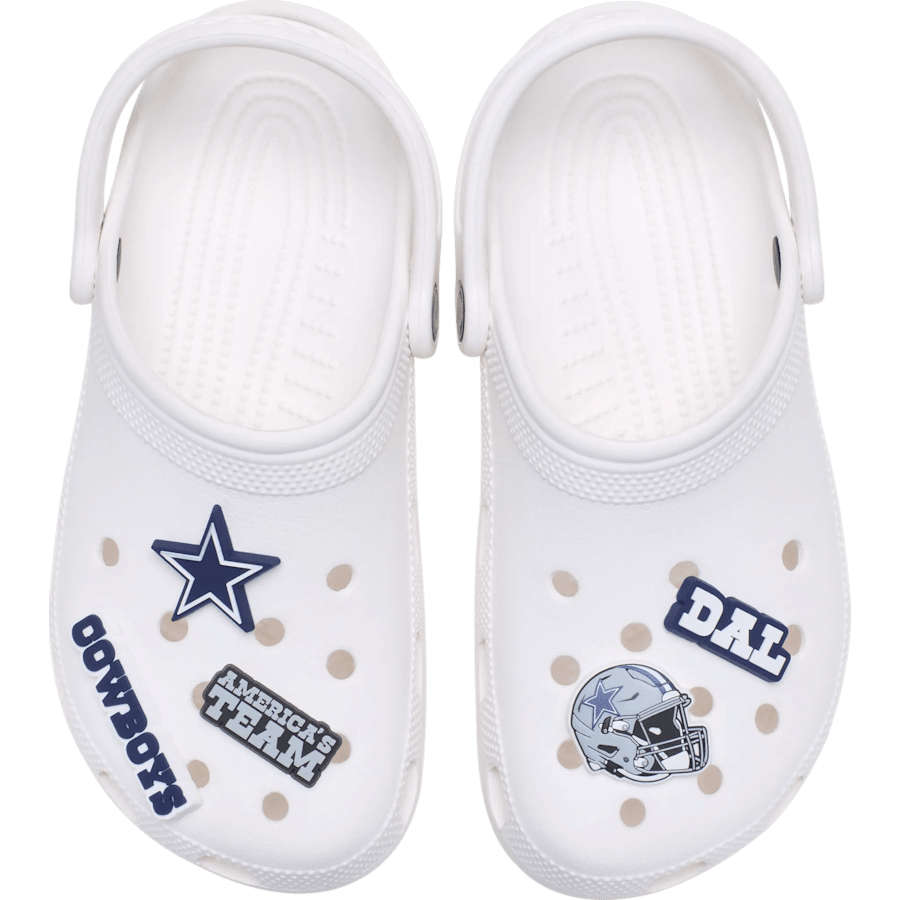 Crocs Discount | NFL Dallas Cowboys 5 Pack Jibbitz Shoe Charm