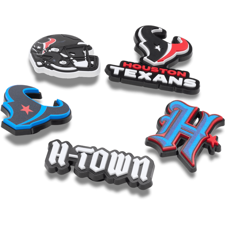 Crocs Discount | NFL Houston Texans 5 Pack Jibbitz Shoe Charm