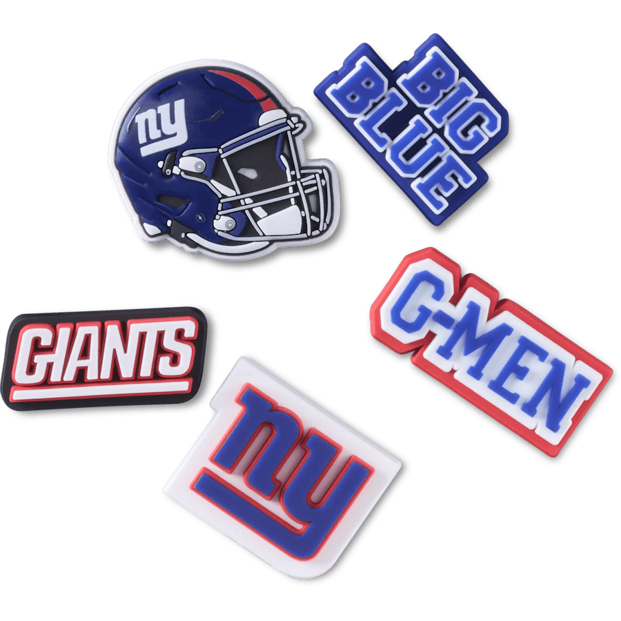 Crocs Sale | NFL New York Giants 5 Pack Jibbitz Shoe Charm