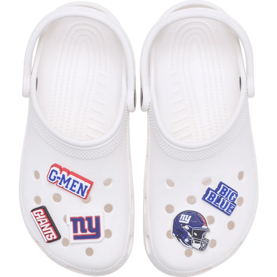 Crocs Sale | NFL New York Giants 5 Pack Jibbitz Shoe Charm