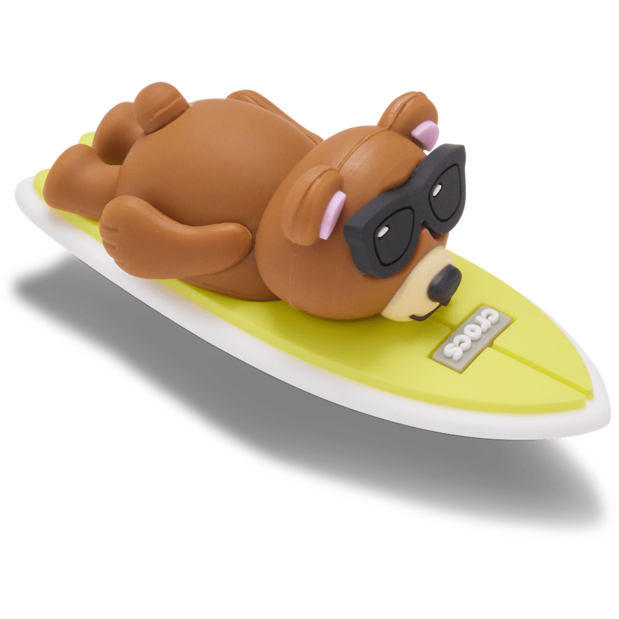 Crocs New | 3D Surfing Bear Jibbitz™ charms