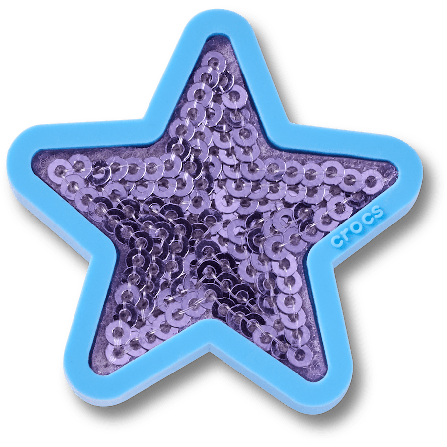 Crocs On sale | Purple Sequin Star Jibbitz™ charms