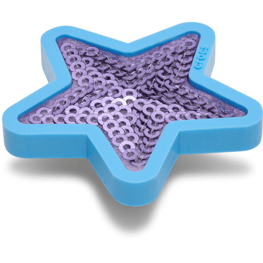 Crocs On sale | Purple Sequin Star Jibbitz™ charms