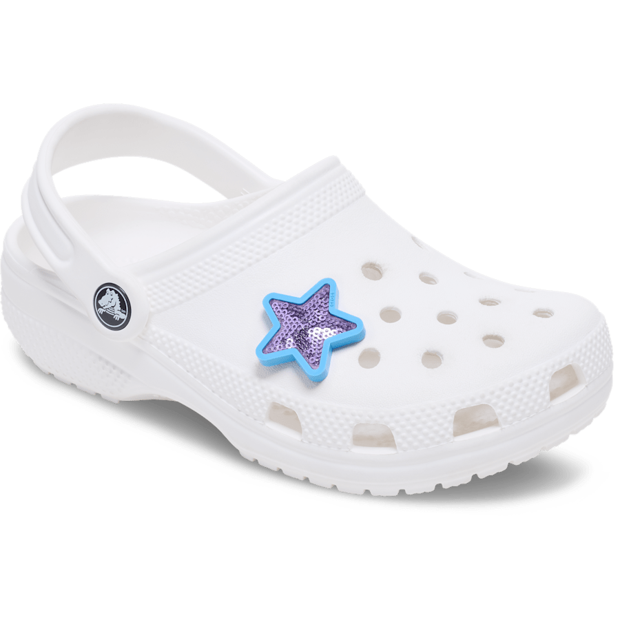 Crocs On sale | Purple Sequin Star Jibbitz™ charms