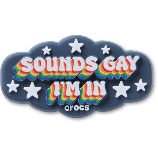 Crocs US | Sounds Gay Im In Jibbitz™ charms