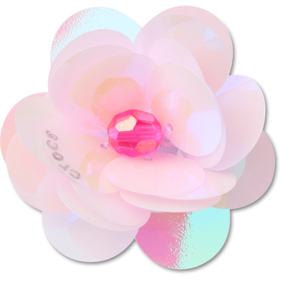 Crocs New | Sequin Pink Flower Jibbitz™ charms