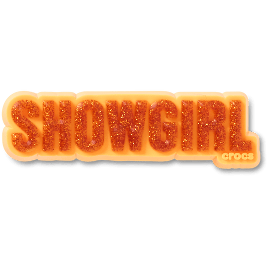 Crocs | Orange Glitter Sign Jibbitz™ charms