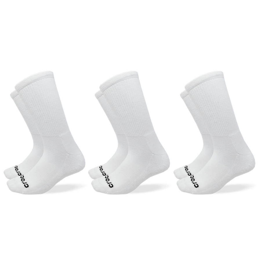 Crocs Discount | CrocsSocks Crew Texture Logo 3PK