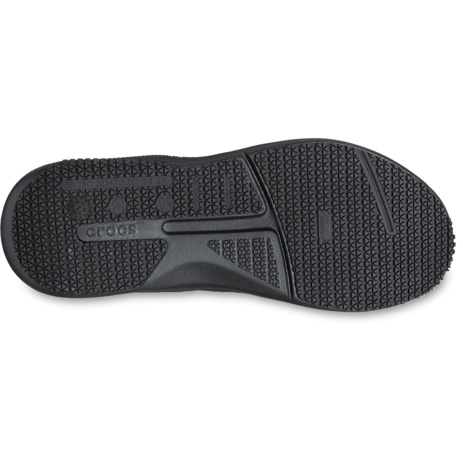 Crocs New | Men's On the Clock Work Sneaker Wide
