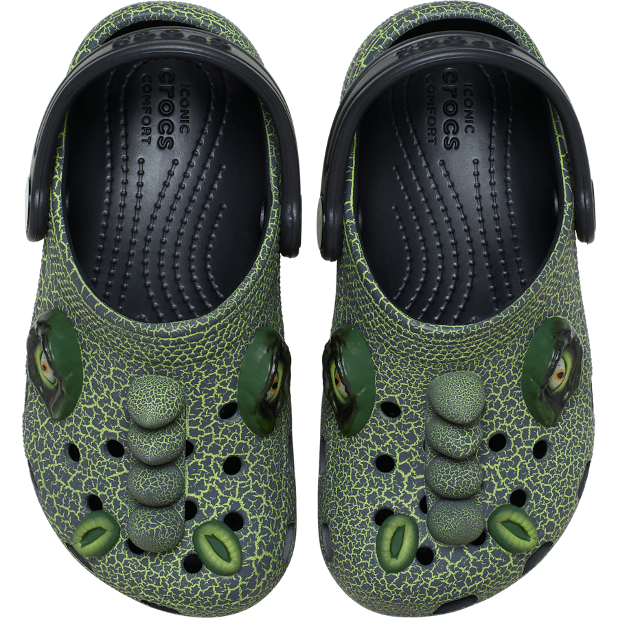 Crocs New | Toddler Classic IAM Scary Dino Clog