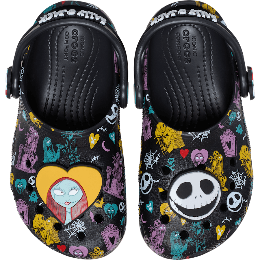 Crocs Sale | Toddlers’ Disney Tim Burton's The Nightmare Before Christmas Jack and Sally Classic Clog
