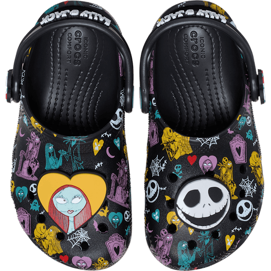 Crocs Sale | Toddlers’ Disney Tim Burton's The Nightmare Before Christmas Jack and Sally Classic Clog