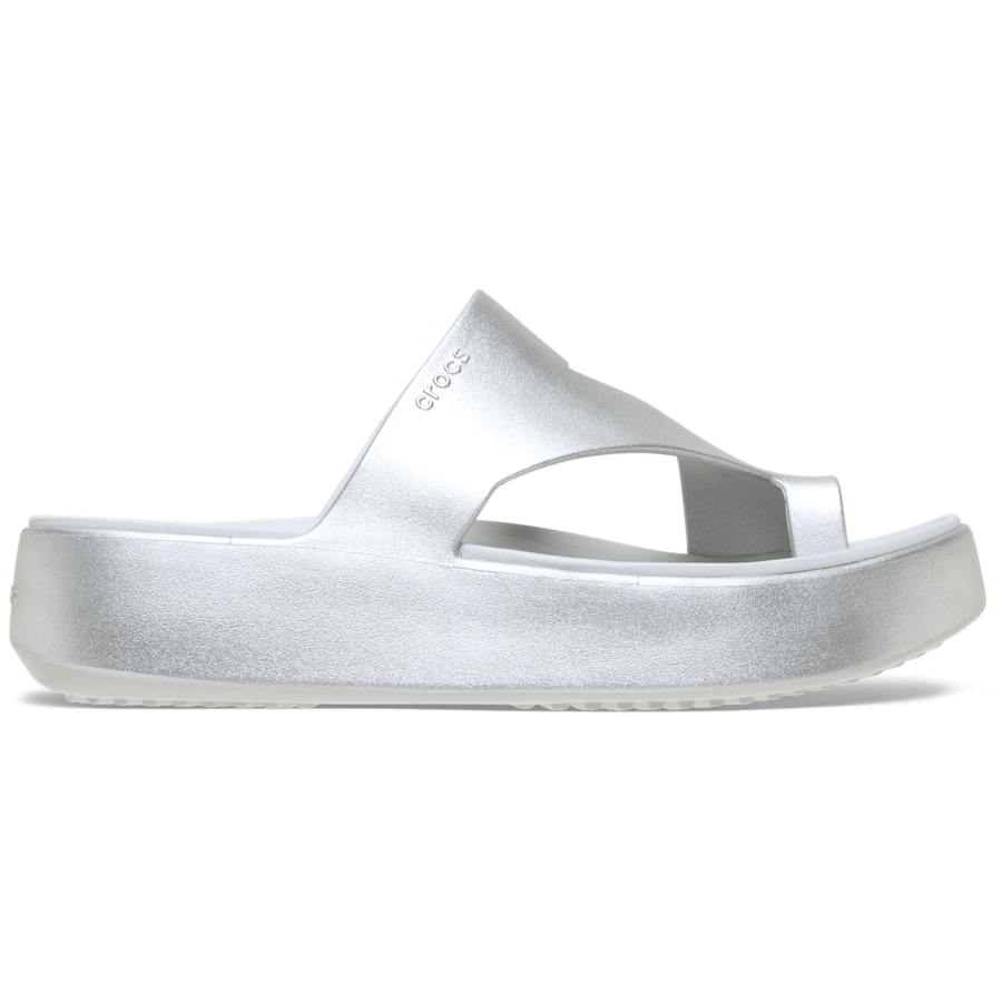 Crocs Discount | Getaway Metallic Platform Toe Loop