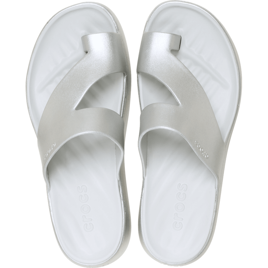 Crocs Discount | Getaway Metallic Platform Toe Loop