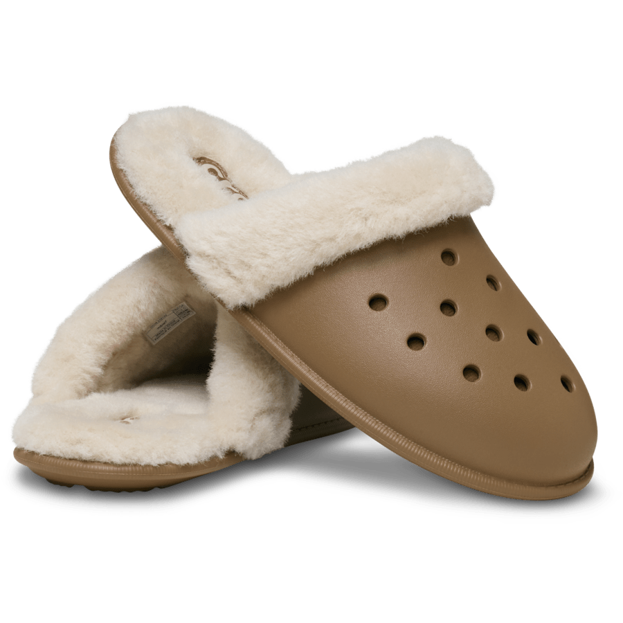 Crocs New | Classic Fuzz Scuff