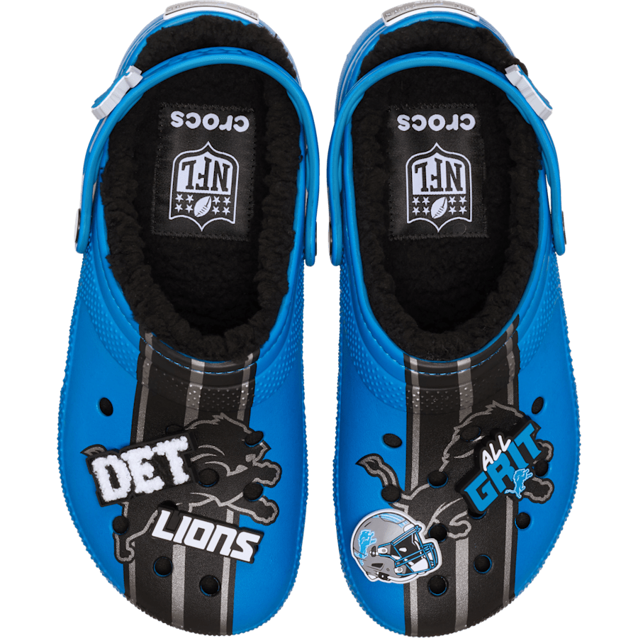 Crocs For Sale | NFL Detroit Lions Classic Lined Clog