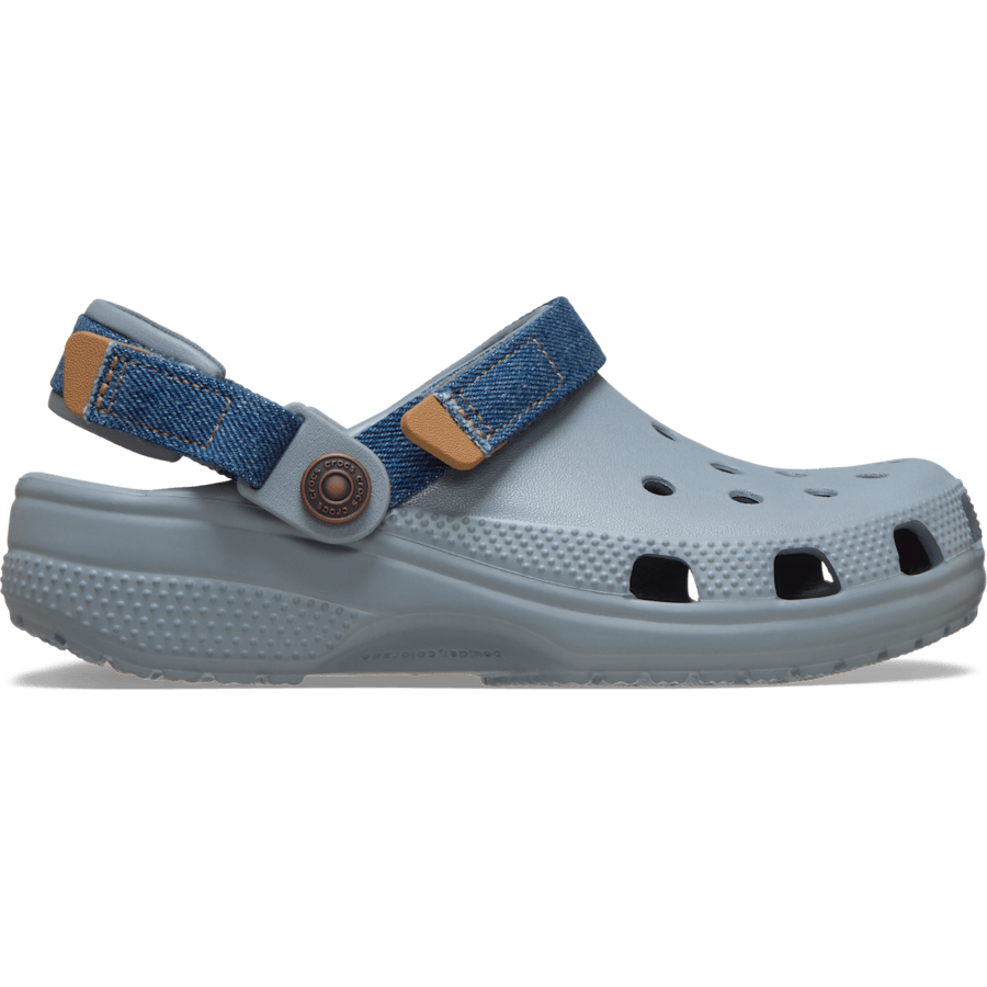 Crocs On sale | Kids' Classic Denim Adjustable Backstrap Clog
