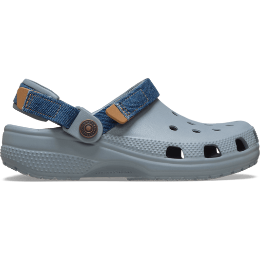 Crocs On sale | Kids' Classic Denim Adjustable Backstrap Clog