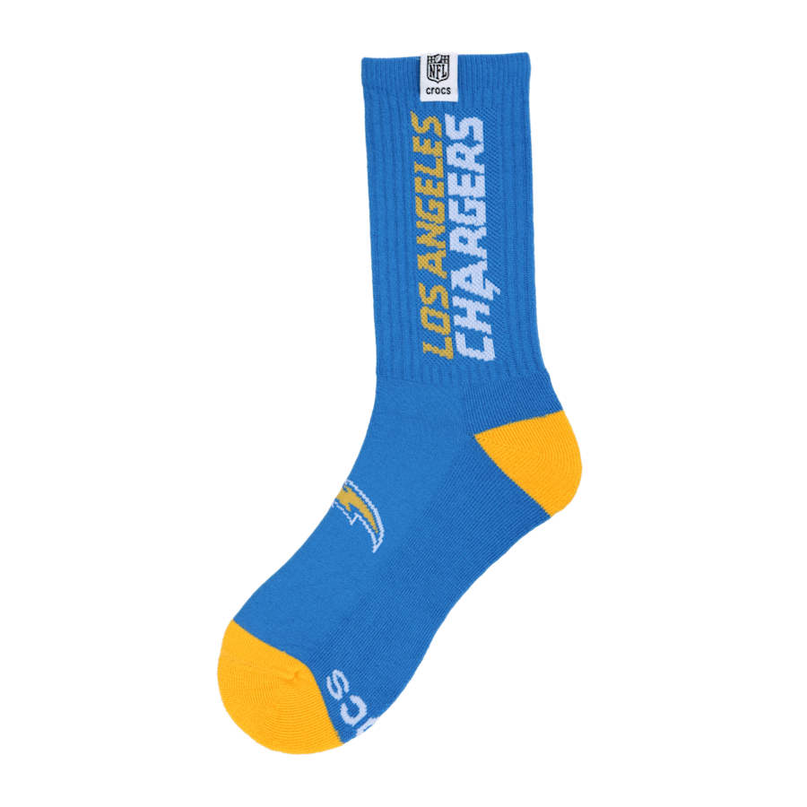 Crocs New | NFL Los Angeles Chargers Crocs Socks