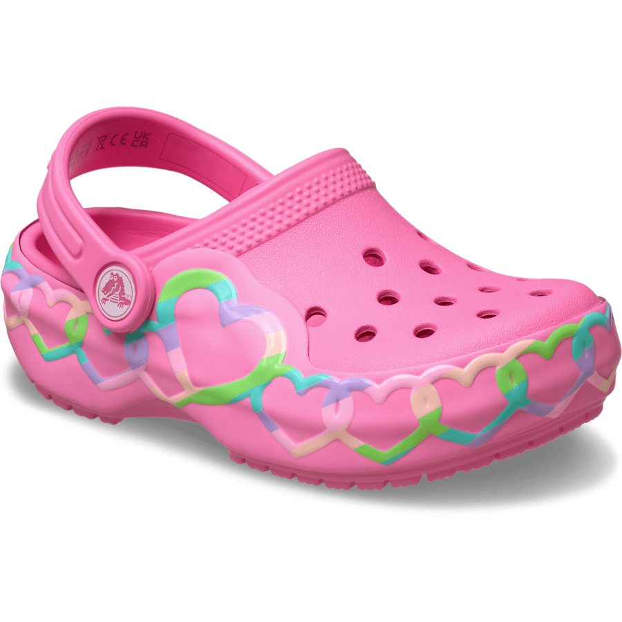 Crocs | Toddler Classic Heart Lights Clog
