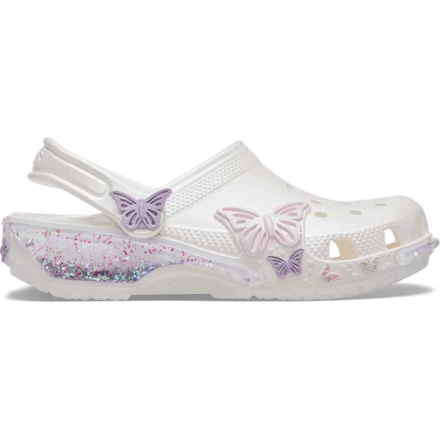 Crocs US | Toddler Classic Butterfly Sparkle Shaker Clog