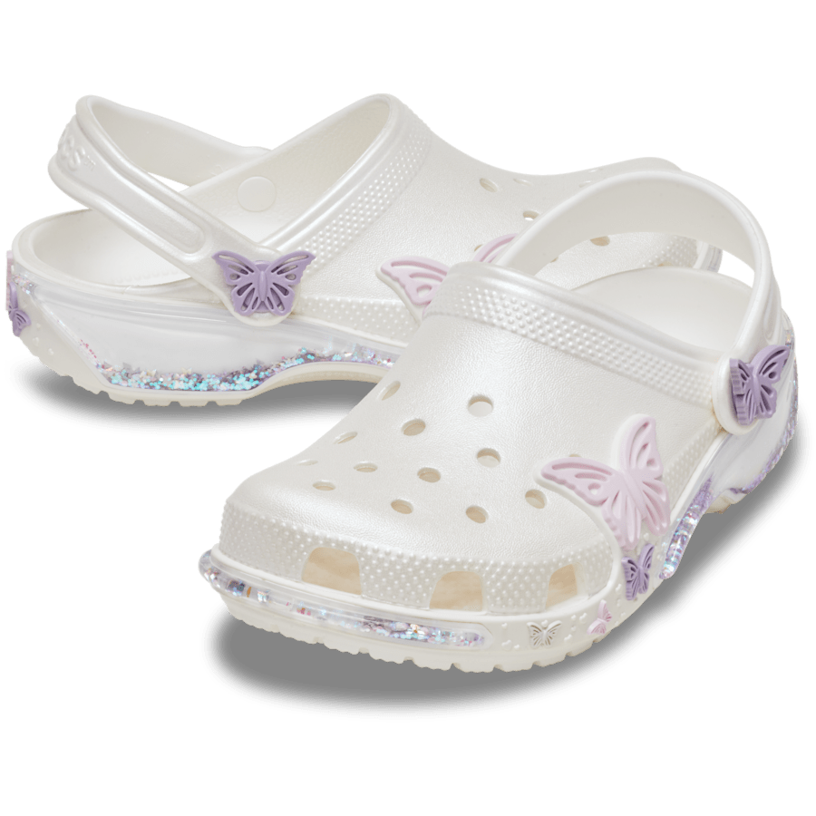 Crocs US | Toddler Classic Butterfly Sparkle Shaker Clog