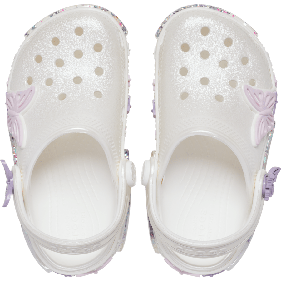 Crocs US | Toddler Classic Butterfly Sparkle Shaker Clog