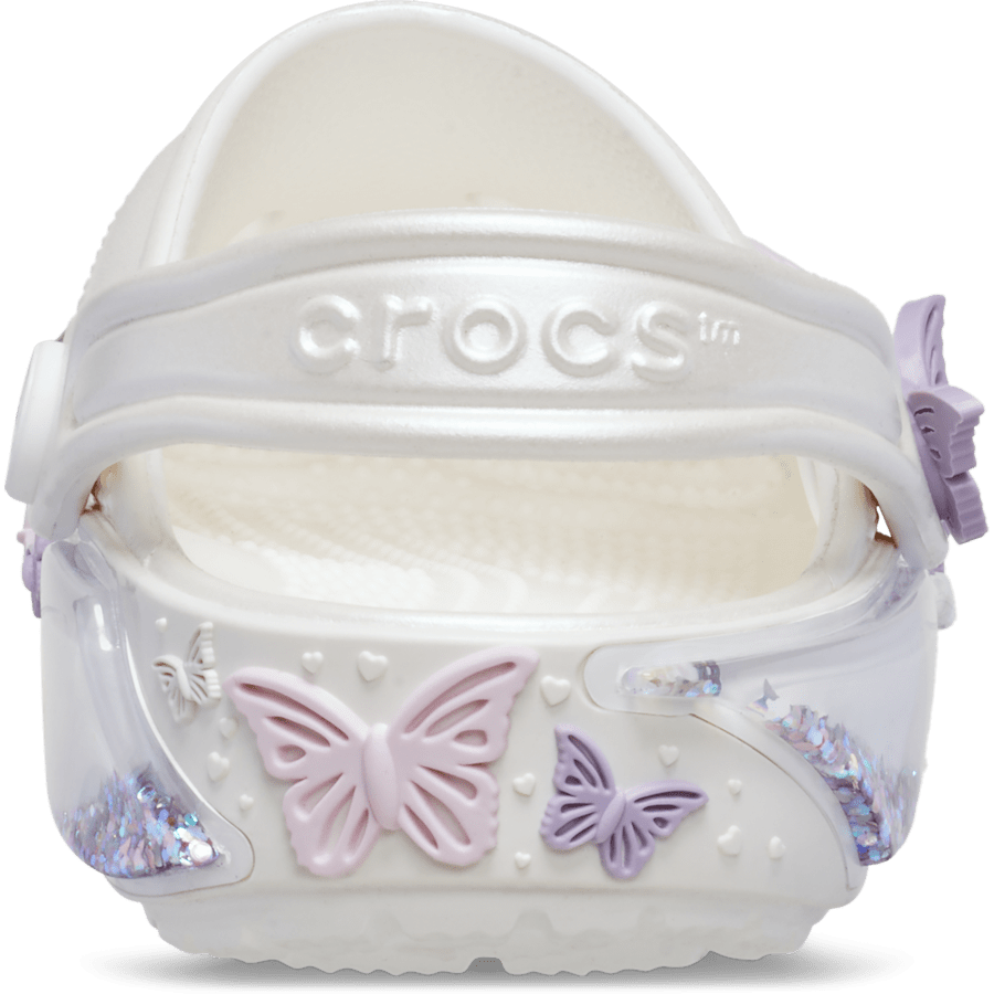 Crocs US | Toddler Classic Butterfly Sparkle Shaker Clog