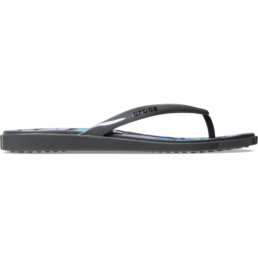 Crocs On sale | Miami Round Toe Dark Floral Flip